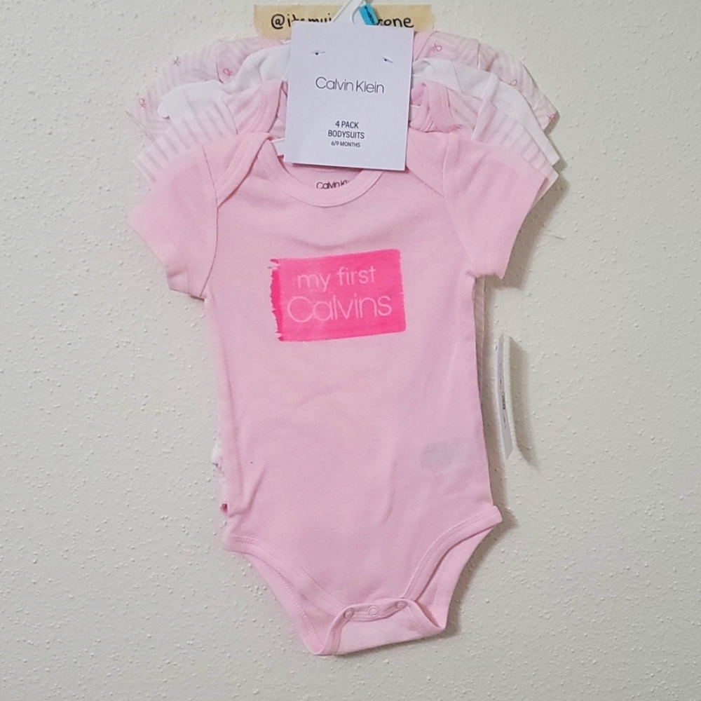 NWT Calvin Klein 4 pack bodysuits